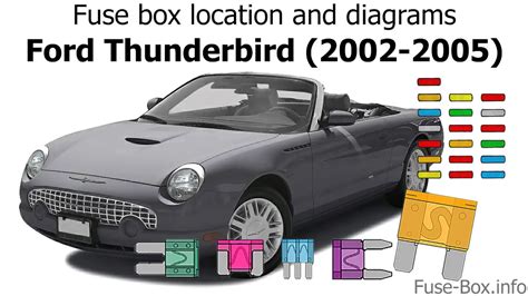 2002 thunderbird rear power distribution box|2002 ford thunderbird ignition.